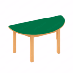 Multipurpose Table - Semi Circle D100cm - Image 3