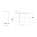 Cubby Unit 2x3 - Bav Beech - Image 2