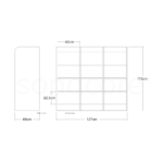 Cubby Unit 4x3 - Bav Beech - Image 2