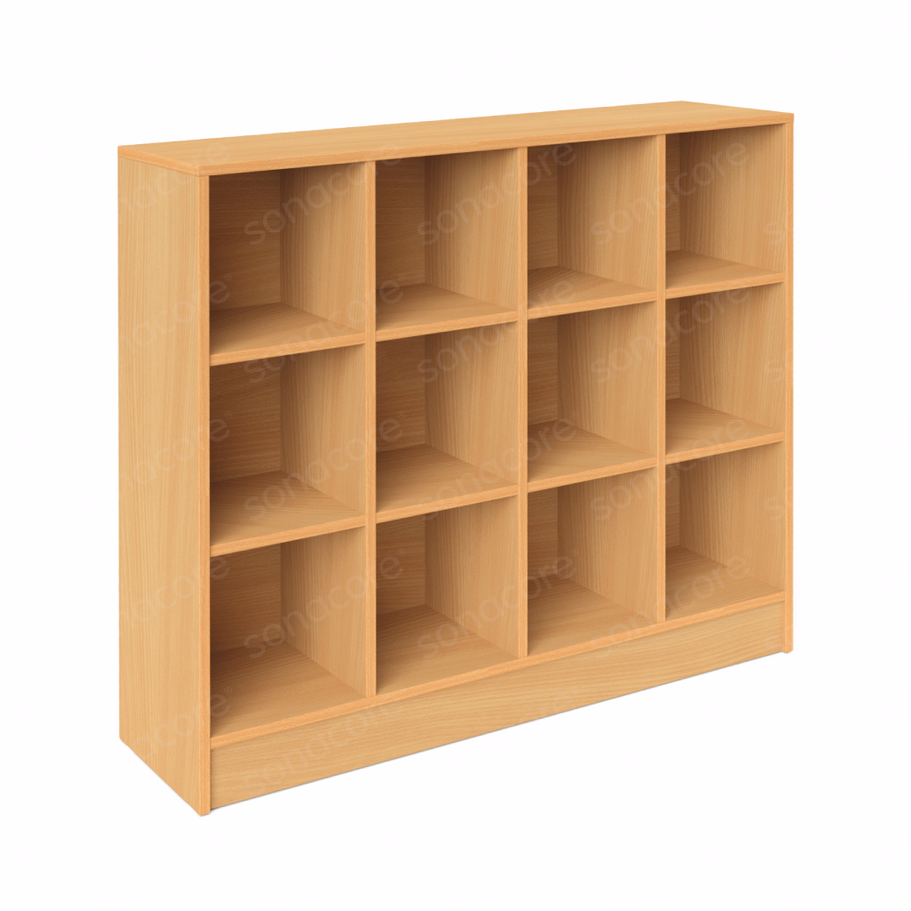 Value Cubby Unit 3x4 - Bav Beech - Bav Beech