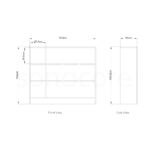 Value Cubby Unit 3x4 - Bav Beech - Bav Beech - Image 2