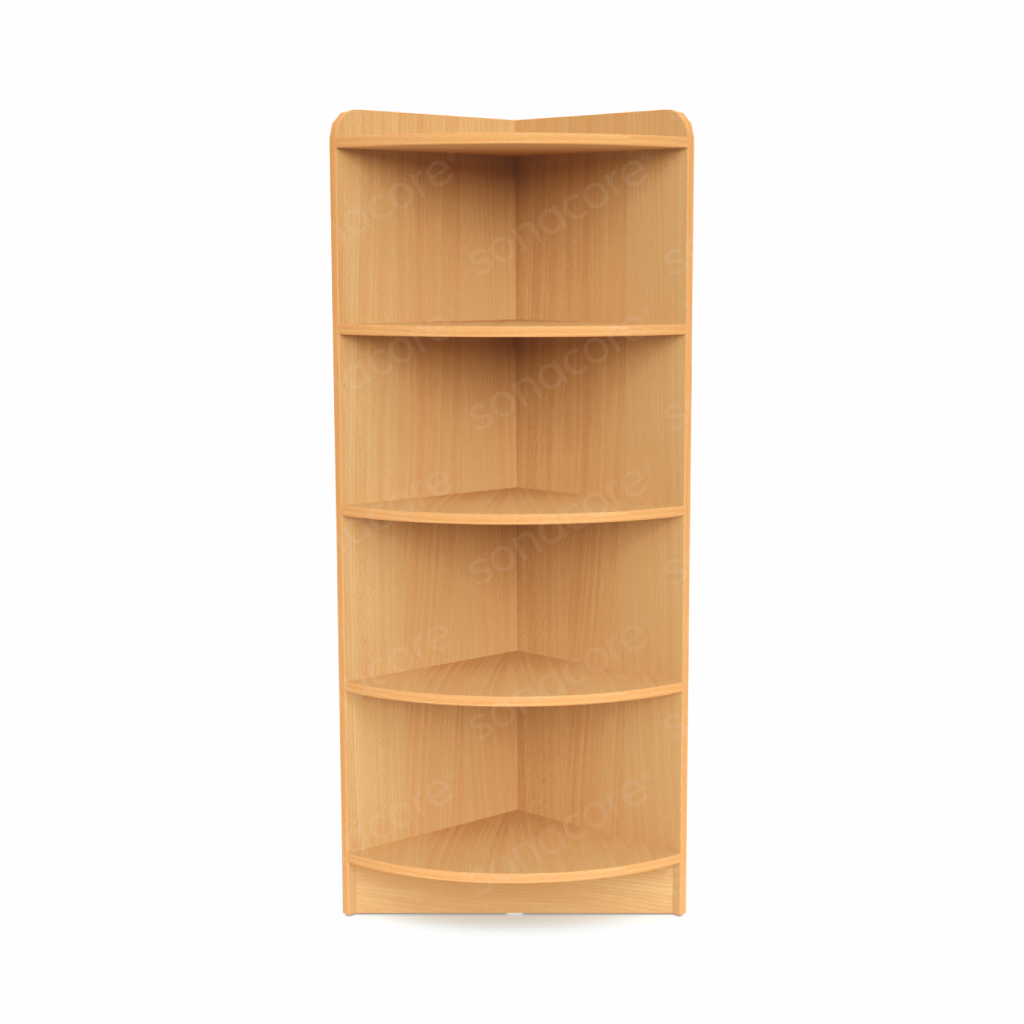 Corner Shelf - 5 Levels - Bav Beech