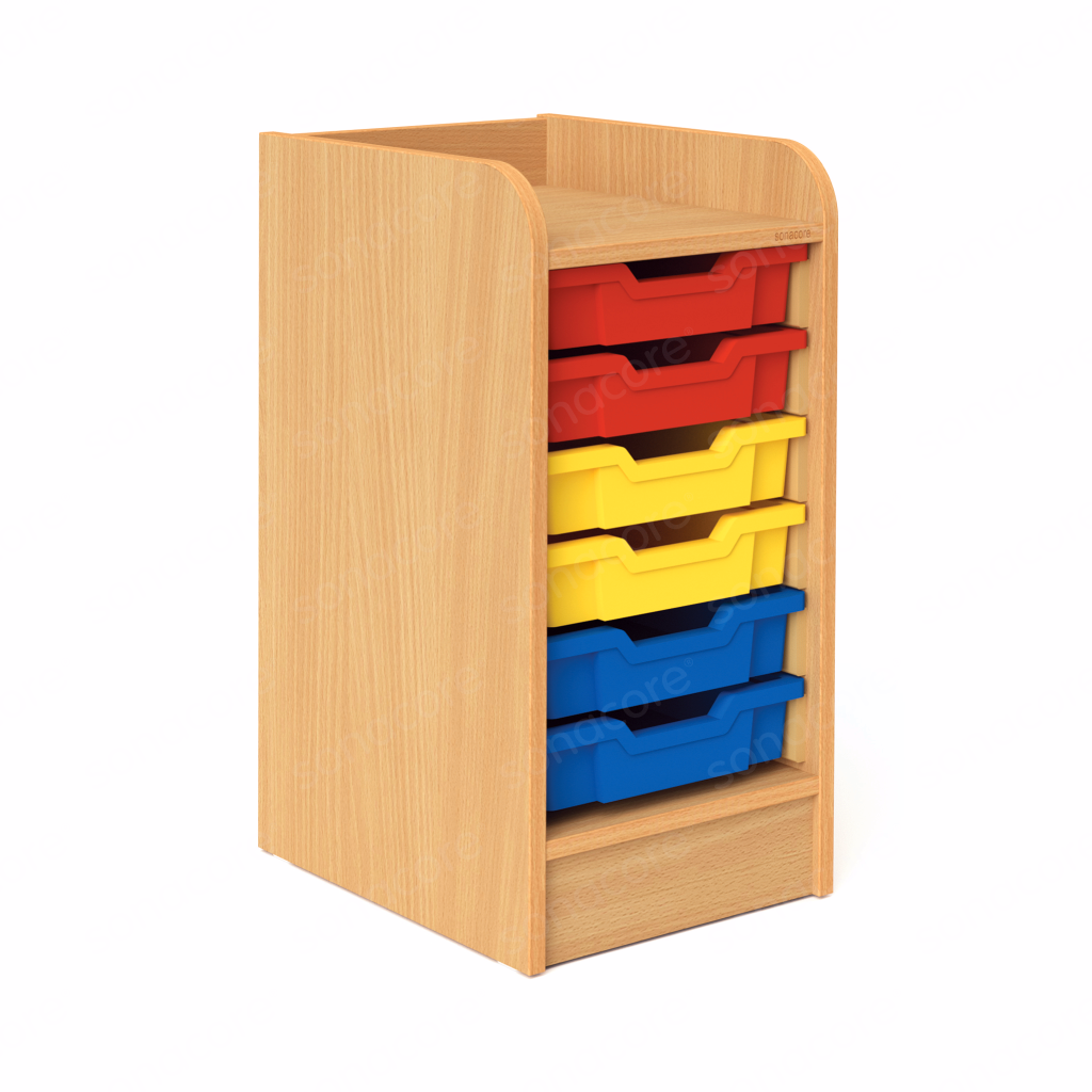 Tray Unit - 6x1 - with 6 F1 Gratnells Trays