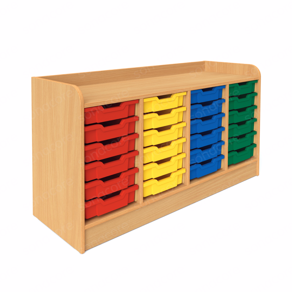 Tray Unit - 6x4 - with 24 F1 Gratnells Trays