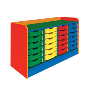 Tray Unit - 6x4 - Colour Burst - with 24 F1 Gratnells Trays