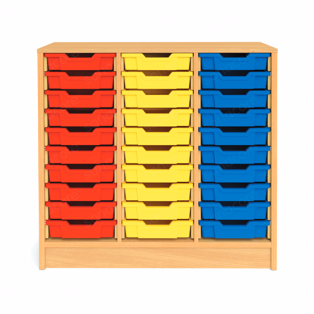 Tray Unit - 10x3 - with 30 F1 Gratnells Trays