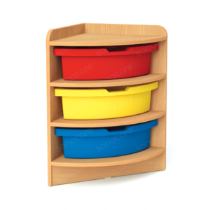 Tray Unit - Quadrant - 3 Level - with 3 Q2 Gratnells Trays