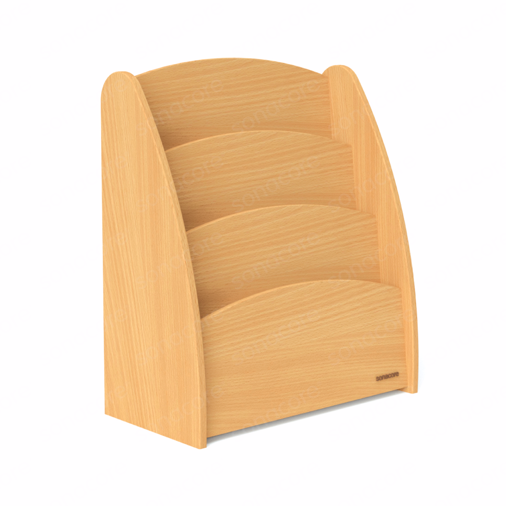 Book Display Shelf - Junior - Bav Beech Finish